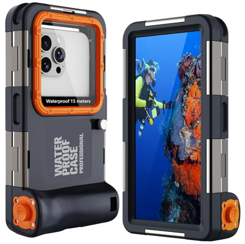ZLIME Custodia impermeabile 7.0 pollici, impermeabile per iPhone 17 Air 16e 16 15 14 Plus 15 16 17 Pro 14 15 16 17 Pro Max