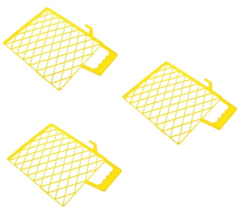 VILLCASE 3 Piezas Rejilla de Pintura de Pintura de Plástico Cubo de Malla de Malla Duradero Proyectos