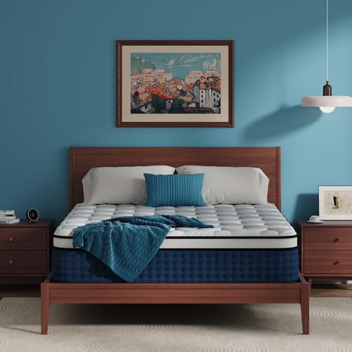 Luxysea Queen Mattress, 12 Inch Hybrid Queen Size Mattress in a Box, Medium Firm, Cooling Gel Memory Foam, Individual Pocket Spring for Motion Isolation/Lumbar Support & Pressure Relief, CertiPUR-US