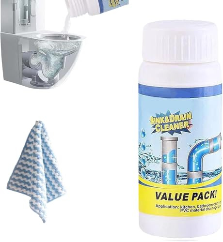 Vollstern Abflussreiniger Schaum Extra Stark, Wild Sink And Drain Cleaner, Vollstern Rohrreiniger Extrem Stark, Hochwirksamer Rohrreiniger Mit Aktivschaum, Für Küche, Bad, Toilette Und Balkon (1 PCS)