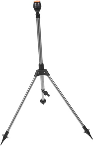 ifundom Aspersor Automático Giratorio Grados Aspersor Retráctil De Trípode para Jardín Riego De Césped y Jardinería Sistema De Riego Práctico para Uso Exteriores