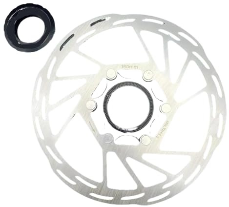 Centerlås skivbroms roterande cykelbromsskivor stark värmeavledning, flytande 140 mm 160 180 för MTB/väg (140)