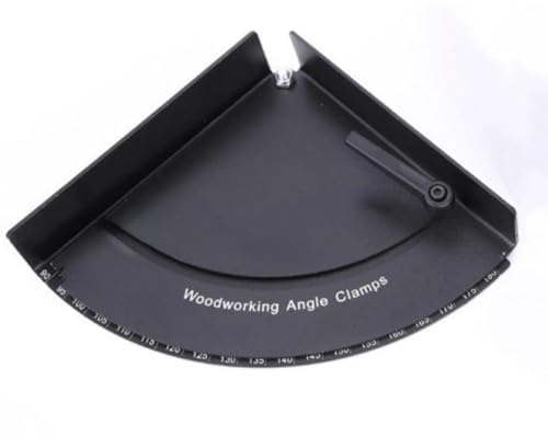 Winkelmesswerkzeug mit Aluminiumkonstruktion – stabiles Winkelmesser-Lineal für Werkstatt, deckt 22,5–45, 45–90, 90–180 Grad Einstellungen, leicht ablesbare Skala (180 Grad)