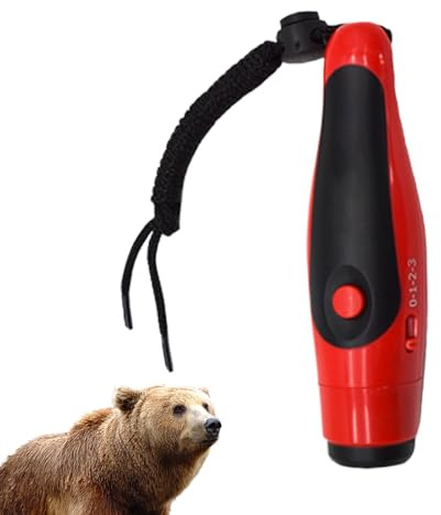 Nebelhorn Bär – schnelle Bedienung mit einer Hand, Signalhorn für Alarm, Sirene, Stadion, Party | Elektronische Pfeife 125 dB – leistungsstark Typ Wandern Boot Camping Marine Veranstaltungen