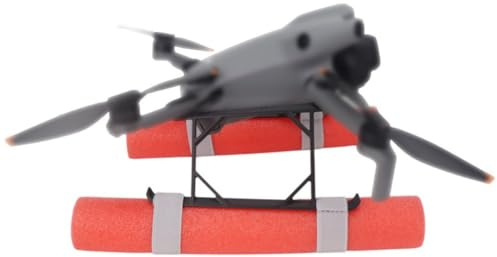 Hoppipola Trípode flotante de agua para DJI Mini 5 Pro, soporte elevado con visibilidad roja brillante, barras de flotabilidad de espuma ABS duraderas para fotografía aérea en el agua