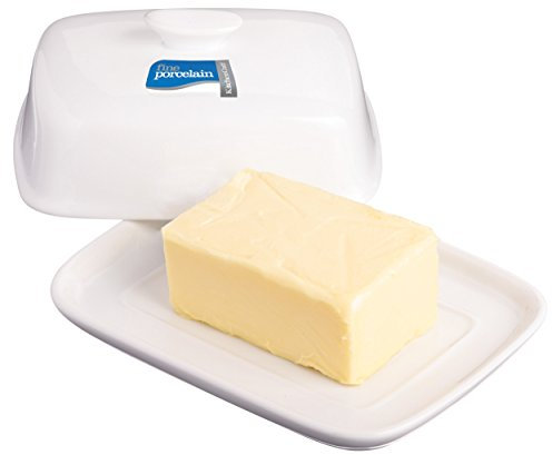 Kitchen Craft Burriera in porcellana con coperchio