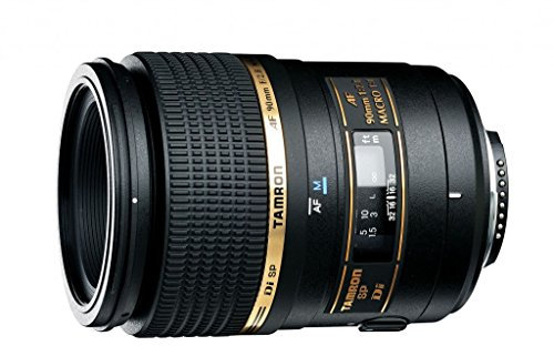 Tamron SP AF 90 mm F/2.8 Di MACRO 1:1 - Objetivo para Canon (distancia focal fija 90mm, apertura f/2.8, macro, diámetro: 55mm) negro