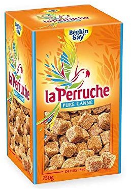 La Perruche braune Rohrzuckerwürfel, 2er Pack (2 x 750 g)