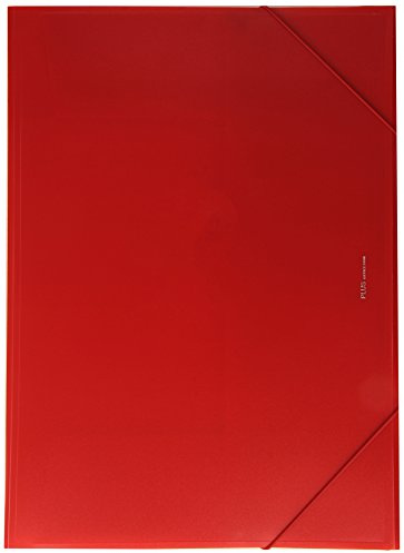 Plus Office B186-RD Ordnungsmappe mit Gummizug, A3, rot