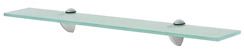 vidaXL Wand Regal Glasregal Glasboden Glasablage Badregal Glas 60x20 cm 8 mm