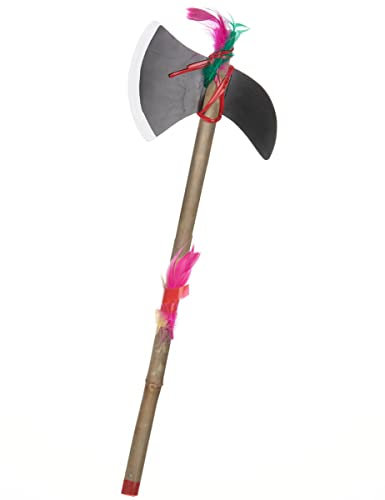 DEGUISE TOI - Hache Indien ronde en plastique - [Armes/Epées]