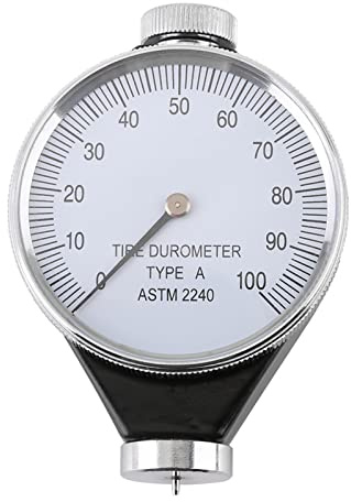 Rubber Hardness Tester - Hardness Testers Meter Shore A Tire Durometer 0-100 HA(A) with Storage Case for Accurate Measurement