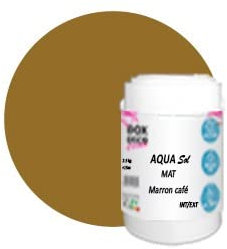 Caja de decoración de colores, pintura para suelo exterior y interior, acrílico, de alta resistencia, aspecto mate, 1 kg/10 m², marrón y café