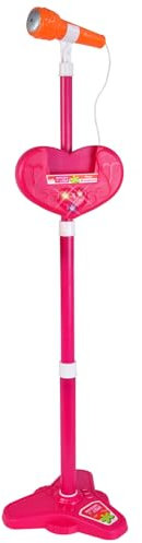 Bontempi | WirelessStage Mic - Microfono da Palco Wireless per Esibizioni Senza Limiti, Rosa, 210x210x1000 mm
