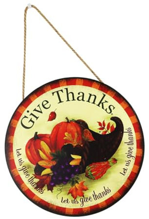RORPOIR 1stk Thanksgiving Leuchtende Auflistung Trendiges Dekor Hängendes Dekor Herbst Türschild Holziges Dekor Kürbis Hängendes Schild Thanksgiving-tür Kupferkabel Partybedarf Hochzeit