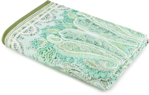 Bassetti MERGELLINA Tagesdecke aus 100% Baumwolle in der Farbe Grün V1, Maße: 265x255 cm - 9328475