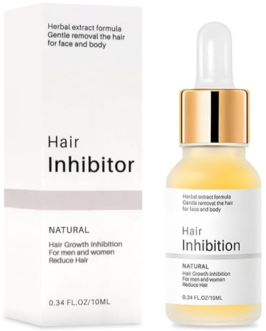 Meanju Suero inhibidor del crecimiento del cabello, depilación natural, depilación para cara, axilas, piernas y brazos, para una piel suave a largo plazo y fácil gestión del crecimiento del cabello