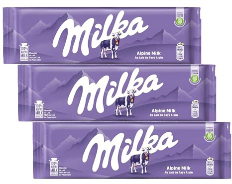 Milka Tablette de Chocolat au Lait, 270 gfr (Lot de 3)