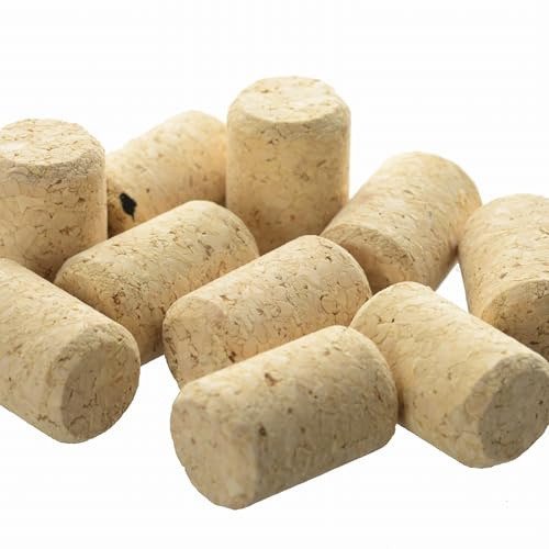 Hugbert Kork - Natürliche Weinkorken - Flaschenkorken in 4 Größen - Basteln und Verkorken von Flaschen, Dekorieren, DIY und Selber Machen