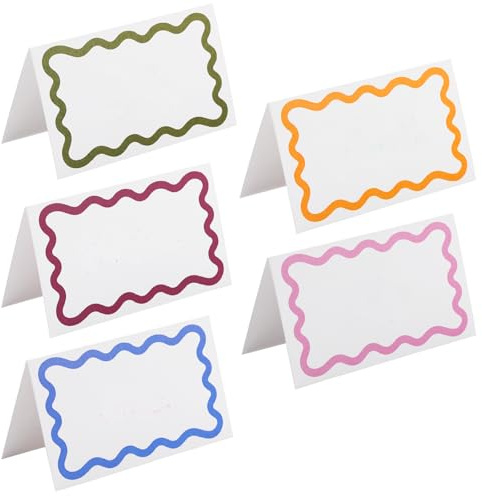 Place Cards for Table Setting Name Cards for Wedding Reception Bridal Shower Seating, Set of 50