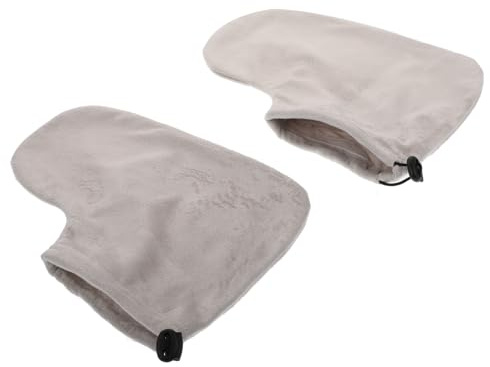 Cubiertas de Parafina para Pies de Algodón y Felpa 1 Par | Vendas de Terapia, Fáciles de Poner y Quitar, Conservan el Calor, 1 Par