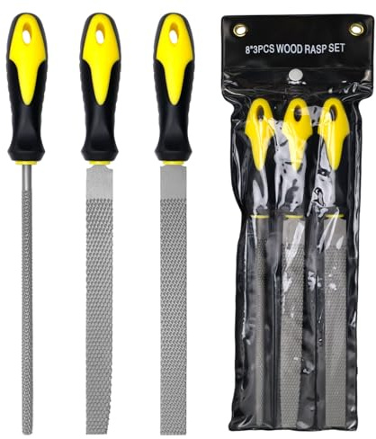 VZXZXE juego de limas para metal, formones para madera, lima madera, escofinas para madera para metal, madera y más