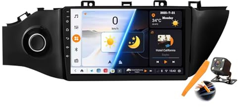 Autoradio Android 15.0 per KIA K2 RIO 4 2017-2019 Navigazione GPS satellitare 9'' Touchscreen Lettore video multimediale DVD Ricevitore FM BT con Carplay 4G 5G WiFi DSP SWC