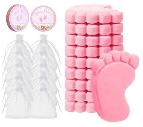 Regalo di sapone rivelatori di genere, set di 10 impronte | saponi fatti a mano – regalo profumato per festa prenatale, matrimonio, festa prenatale, con tocco personalizzato, ideale per