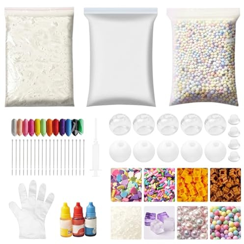 Stressball-Hülle DIY-Stressball-Bastelset Set mit Allen benötigten Materialien und Werkzeugen zur Gestaltung individueller -Spielzeuge für Kinder und Bastelfreunde