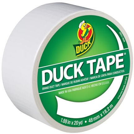 Duck brand 1265020 color Duct tape, bianco, 1265015