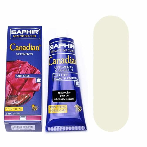 SAPHIR Canadian Regenerations Ledercreme für Taschen, Lederbekleidung, Möbel