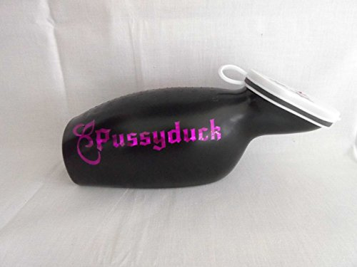 Urinflasche für Frauen Pussyduck Multi Lens Rapsberry - rot Lotusblüten, Edition