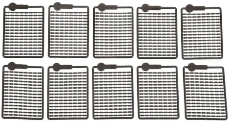 Zerone Boilie Bait Stops, 10 Piezas de Pelo Duradero Boilie Bait Stoppers Frame Carp Fishing Tackle Accesorio
