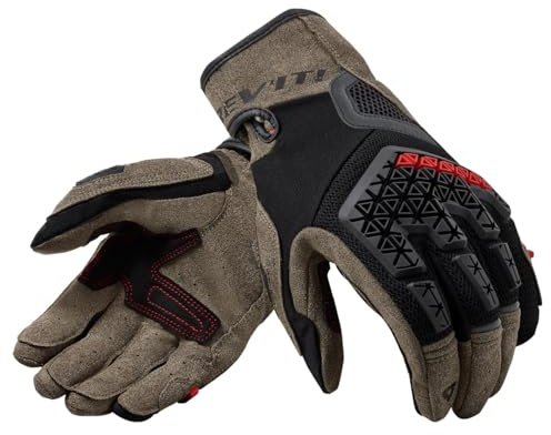 REV'IT! Revit Mangrove Guantes de Motocicleta (Black/Sand,3XL)