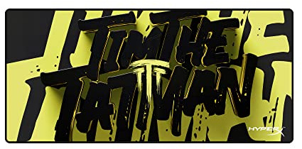 HyperX Pulsefire Mat – Gaming Mouse Pad – TimTheTatMan Edition – XL – Precise Cloth Surface – Anti-fray Flush Stitching – Non-Slip Rubber Base