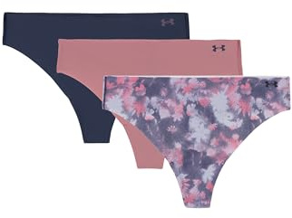 Under Armour 3-Pack Pure Stretch No Show Bikini Underwear, all-Day Comfort Fit & Ultra-Soft Intimo Donna