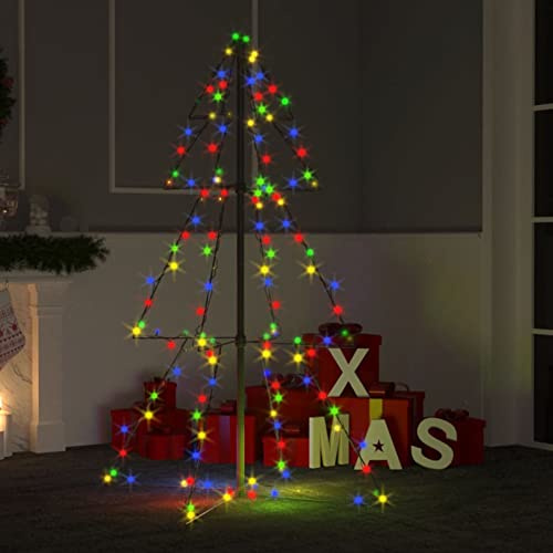ARKEM Árbol de Navidad 160 Leds Interior y Exterior 78x120 cm Arboles De Navidad Modernos