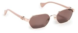 Gucci Mini-Sonnenbrille für Damen, Rosa, Einheitsgröße