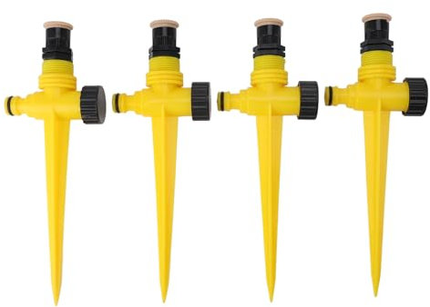 Naroote Irrigatori per Giardino, di Irrigazione Fuori Terra Irrigatori per Prato per Cortile Irrigatore Automatico per Acqua da Giardino per Grandi Aree su Base a Punta Copertura 'Area