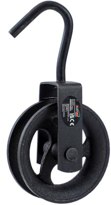 KATSU Tools Seilrolle mit Drehhaken (120mm)
