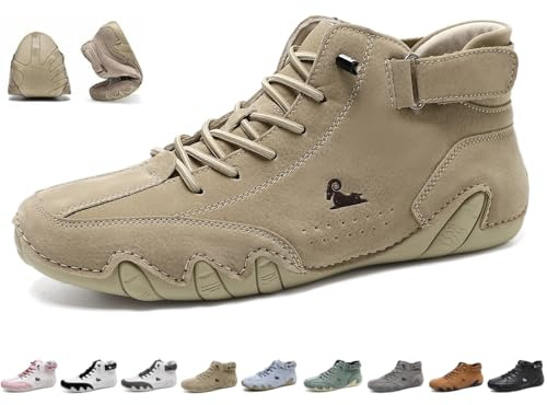 ZHCBAUA Vogany Shoes - Baskets orthopédiques pour femme, imperméables et respirantes - Unisexe - Pour extérieur et décontracté - Kaki, taille 38