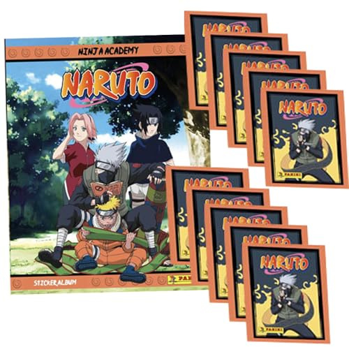 Naruto Ninja Adventures (2025) - Sammelsticker - 1 Sammelalbum + 10 Tüten
