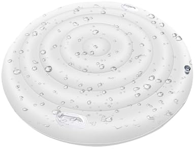 Aufblasbare Abdeckung 130/145/165, Aufblasbare Thermoabdeckung Quadratisch/rund, Thermoabdeckung Eckig, Whirl Pool Deckel, Wasserdicht, UV Beständig, Langlebige Wärmedämmung Faltbare