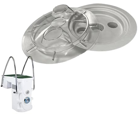 Anillo de baloncesto Skimmer para piscinas - Pieza de repuesto duradera | Cubierta de filtro de fijación externa interna para piscinas, limpieza de contenedores de agua al aire libre