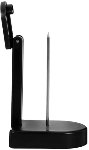 CALLARON Porta Recibos de Escritorio Pinchos Metálicos, Soporte para Notas y Tickets, Base Negra Resistente, Organizador Multifuncional para Oficina, Restaurante y Hogar, Accesorio