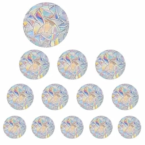 39 PCS Anti Bird Collision Window Clings | No Adhesive, Static Rainbow Window Film, Suncatcher Stickers, For Glass Doors Windows Home Office Airbnb School
