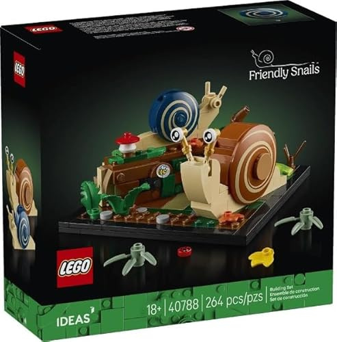 LEGO Limited Edition Ideas 40788 Freundliche Schnecken (Friendly Smails) Botanical Blumen Pflanzen Sammelset