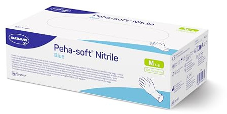 Peha-soft nitrile blue Einmalhandschuhe, latex- & puderfrei, Gr. M, 100 St.