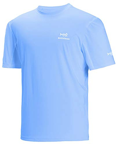 BASSDASH Fisketröja med UPF 50+, solskydd, kortärmad UV-t-shirt