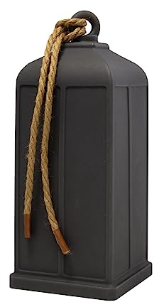 8 seasons design Shining Lantern LED Deko-Laterne, Höhe: 45cm, Anthrazit, E27 Fassung inkl. Leuchtmittel in warmweiß, als Outdoor-Lampe für Terrasse, Balkon, Garten oder Tischlampe im Haus